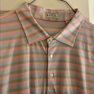 Peter Millar Men XXL polo shirt stripe
